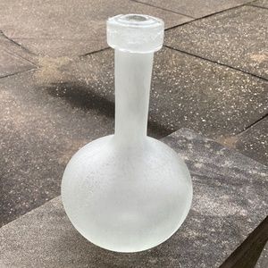 CB2 White Sea Glass Vase